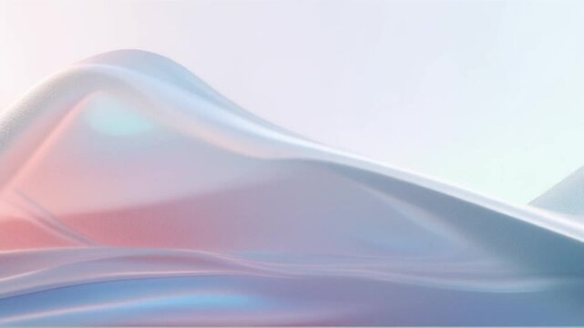 Pastel Fluid Waves in Abstract Motion
