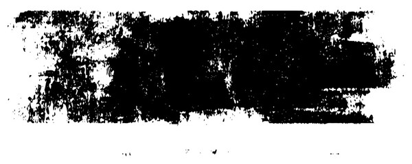 Brush stroke isolated on white background. Black paint brush. Grunge texture stroke line. Art ink dirty design. Border for artistic shape