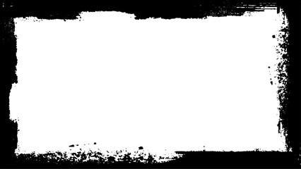 Grunge rectangular frame
