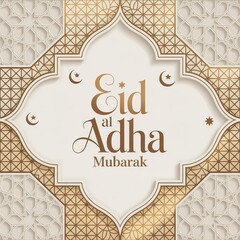 Eid al Adha gold luxury social media post 
