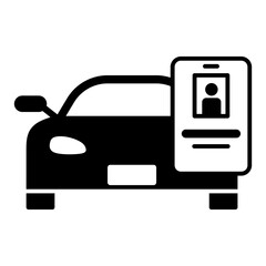 "Staff Parking Only" sign / icon