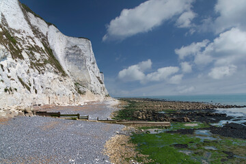 The White Cliffs of Dover in Dover, Kent, England