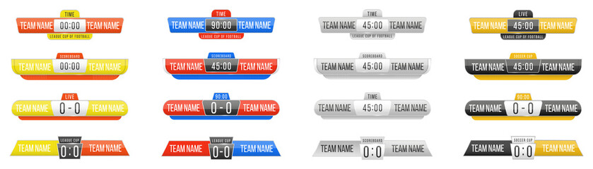 Png scoreboard vector match digital time banner football game design player television score template background screen field button team creative goal set graphic hd broadcast   © Little Monster 2070
