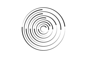 PNG concentric shape black twirl motion icon frame background round object artistic image spiral line swirl futuristic design vector visual modern abstract rotating templa