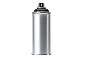 Silver Spray Can On PNG Transparent Background Isolated No Special Character