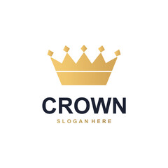 Golden Crown Logo for Royal and Luxury Branding