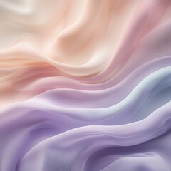 Obraz premium Abstract pastel fabric drapes soft waves background