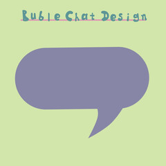 Bubble chat design vector illustration