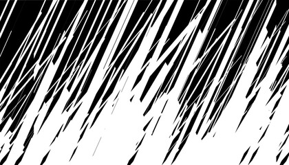 Fototapeta premium Black and white abstract and grunge transition pattern with sharp shape for sporty and modern background and design element. Vector Format Illustration 