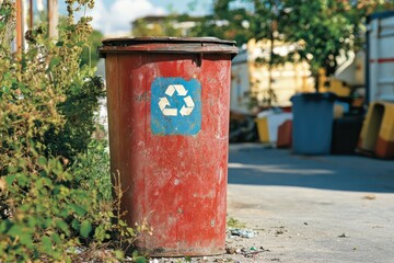 Naklejka premium Zero waste awareness day environmental initiative