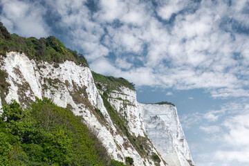 The White Cliffs of Dover in Dover, Kent, England