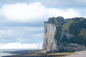 The White Cliffs of Dover in Dover, Kent, England