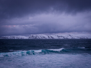 storm in the sea