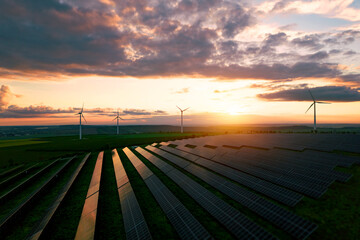 Wind turbines and solar parks are two adopted renewable energy technologies used to generate...