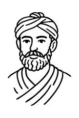 Chalk Doodle Art Profile Picture People