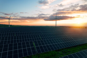 Green energy reduces pollution and keeps the environment clean and sustainable.	Wind turbines and...