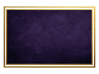 Dark purple textured background within a gold frame