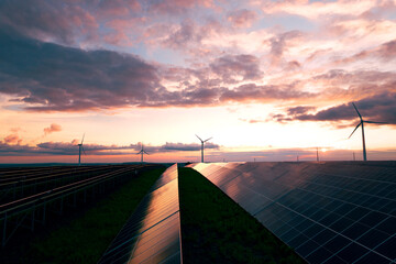 Wind turbines and solar parks are two adopted renewable energy technologies used to generate...