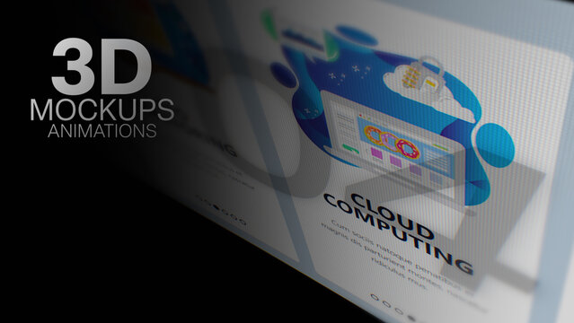 3D Mockup Camera Angle Animations (04) | Animated Screen Camera Close-Ups With Realistic Light and Depth (Drag & Drop)