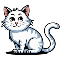 Cat animal vector
