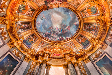 Fototapeta premium Saint-sulpice church, chapel of virgin Mary, Paris, France