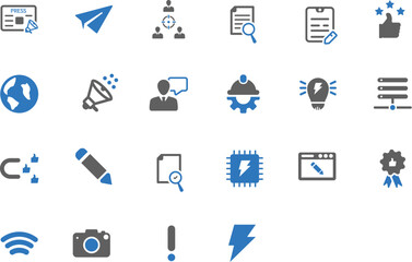 set of web icons
