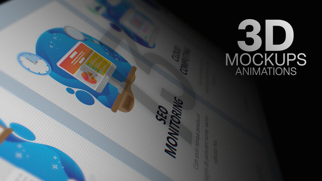 3D Mockup Camera Angle Animations (13) | Animated Screen Camera Close-Ups With Realistic Light and Depth (Drag & Drop)