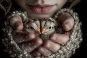 The well-being of a young bulbul bird, like one shown in a front-view photo on a black background, is dependent on human care