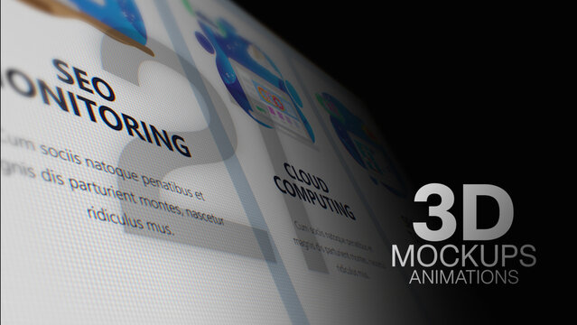 3D Mockup Camera Angle Animations (21) | Animated Screen Camera Close-Ups With Realistic Light and Depth (Drag & Drop)