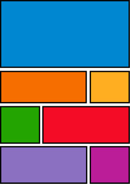 Comic Layout Panel Grid