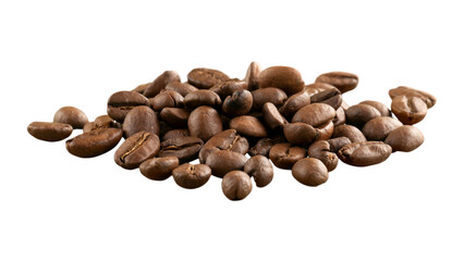 coffee beans isolated on white background