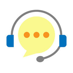 Live Chat Vector Flat Icon Design