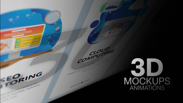 3D Mockup Camera Angle Animations (30) | Animated Screen Camera Close-Ups With Realistic Light and Depth (Drag & Drop)