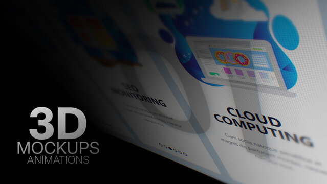 3D Mockup Camera Angle Animations (01) | Animated Screen Camera Close-Ups With Realistic Light and Depth (Drag & Drop)