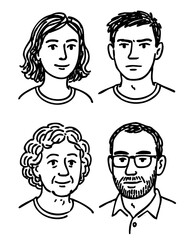 Chalk Doodles Art Profile Picture Peoples