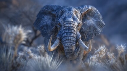The African elephant serves as a powerful symbol of the need to conserve and protect endangered species and preserve wildlife, particularly on National Endangered Species Day, when attention is drawn
