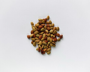 Horse Gram on White Background