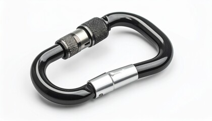 climbing equipment isolated on white background