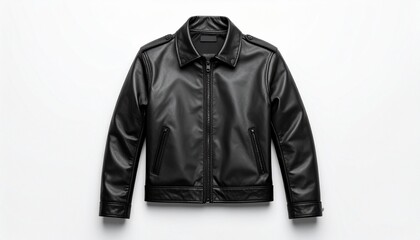 black jacket on a hanger