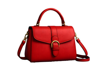 red bag isolated on white