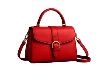 red bag isolated on white