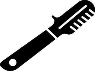 head Remover Tool Silhouette Vector Illustration