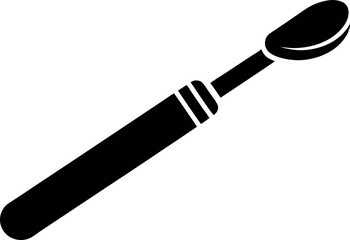 head Remover Tool Silhouette Vector Illustration