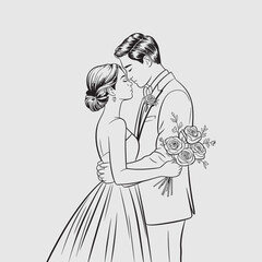 Fototapeta premium wedding 