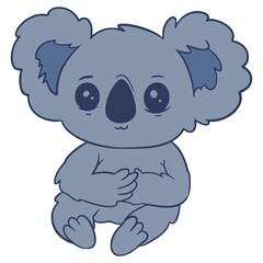 Koala Illustration Digital Drawing Koala Cute Art Characters 