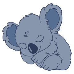 Koala Illustration Digital Drawing Koala Cute Art Characters 