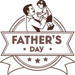Obraz premium Father's day Celebration Design