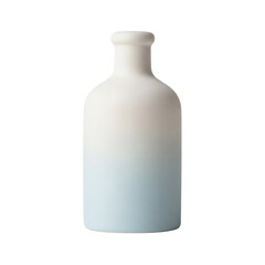 Minimal ceramic bottle with soft gradient glaze
