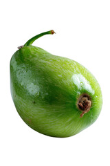 Zucchini's Green Essence: A radiant, ripe zucchini, glistening with a natural sheen, is the star of this vibrant photo, embodying the essence of fresh, wholesome produce.