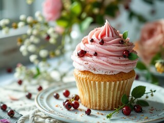 Country Garden Cupcakes at Dawn
